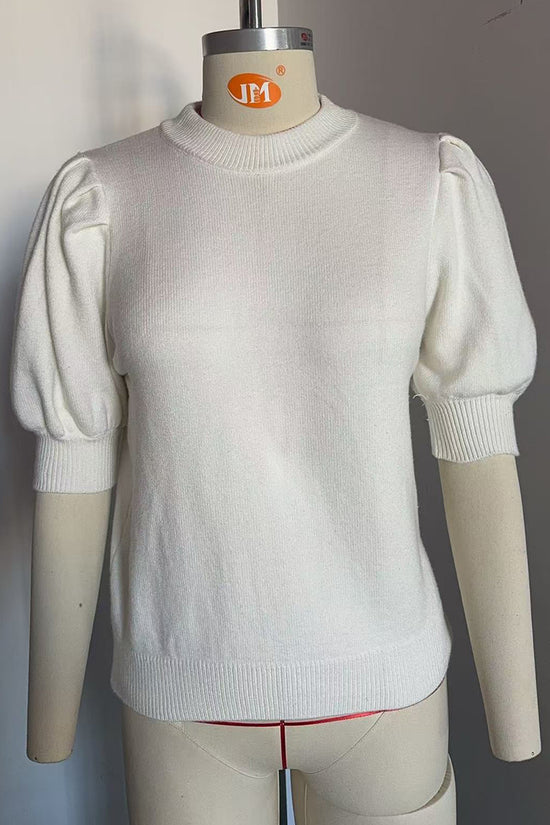 Elegant Puff Sleeve T-Shirt