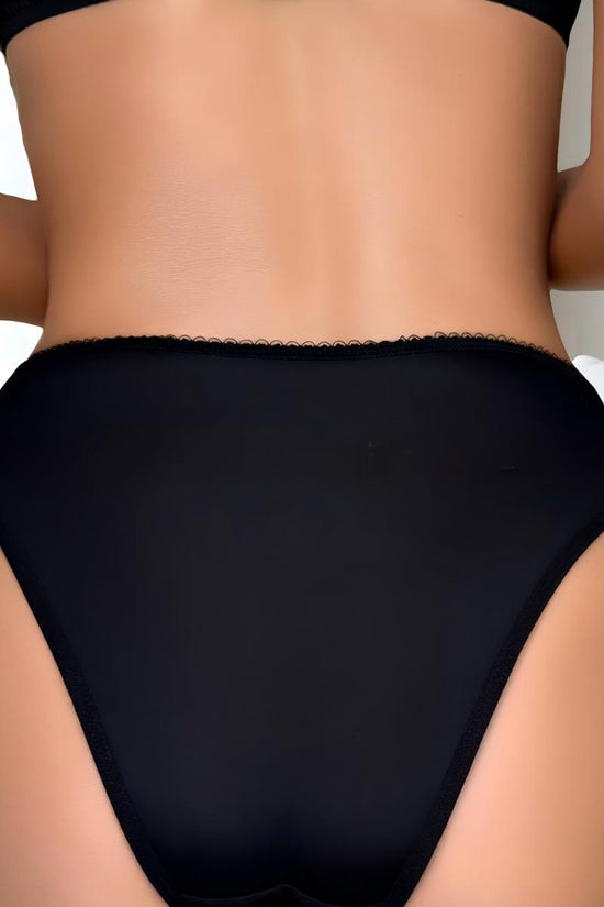Lace Bow Detail Bikini Panties