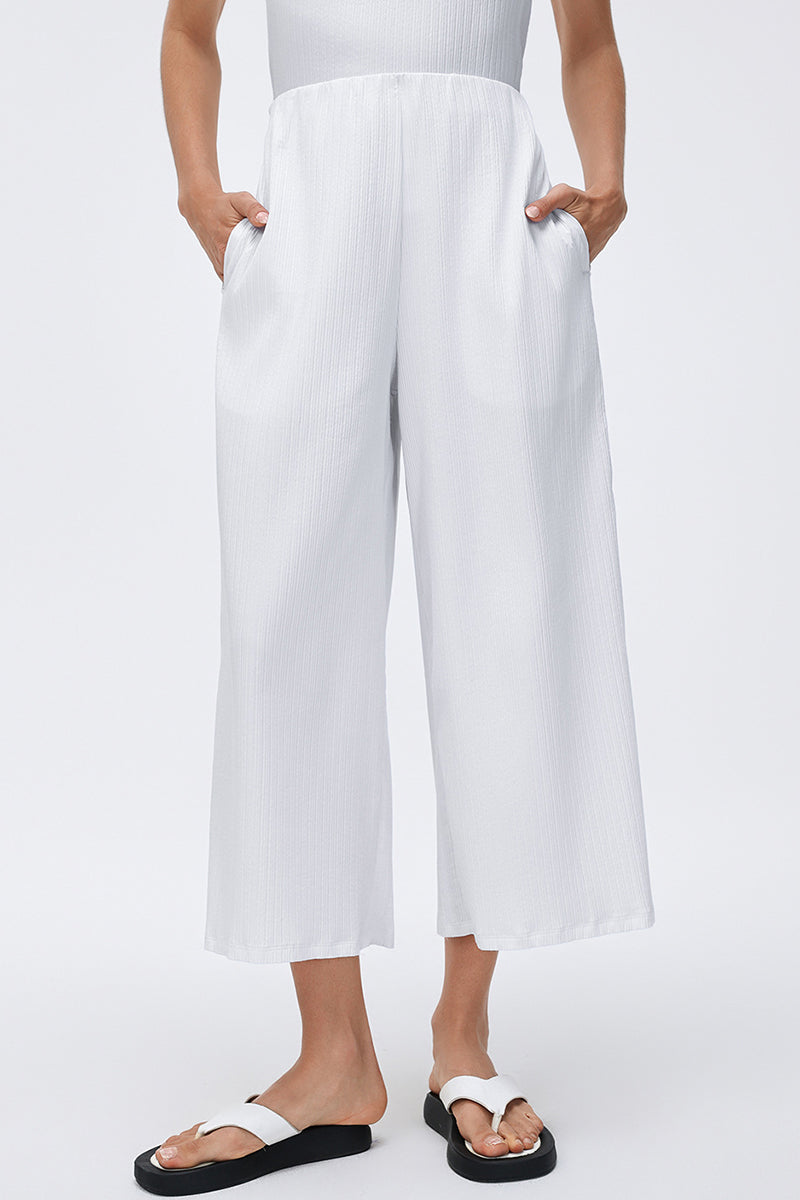 Wide Leg High-Waist Jogger Pants