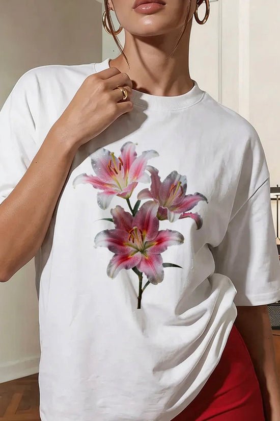 Floral Graphic Print T-Shirt
