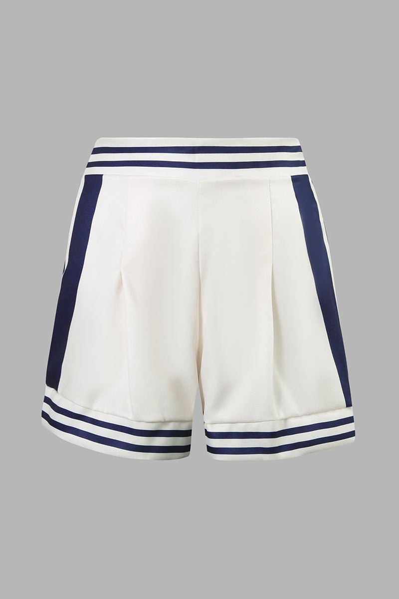 Side-Striped Swim Shorts