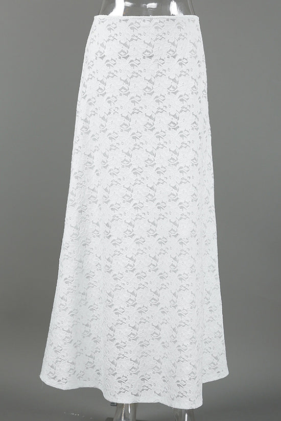 Elegant Lace Maxi Skirt
