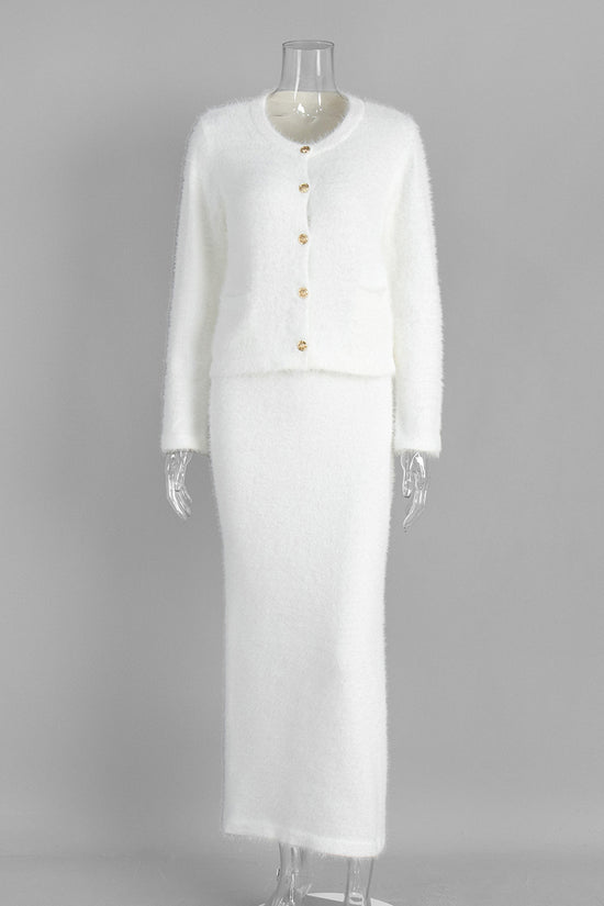 Elegant Two-Piece Skirt Set