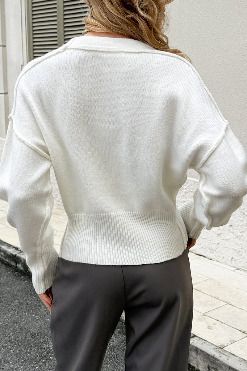 Chic Buttoned Cardigan