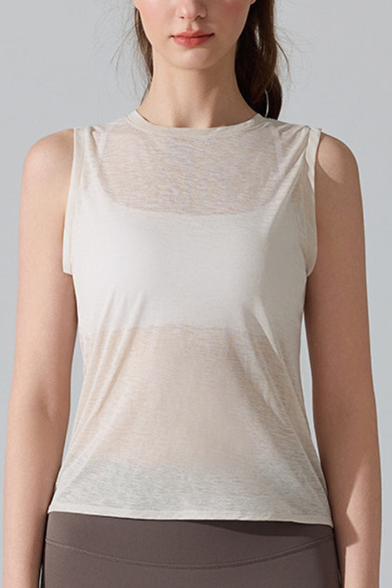 Sleek Sleeveless Active Top