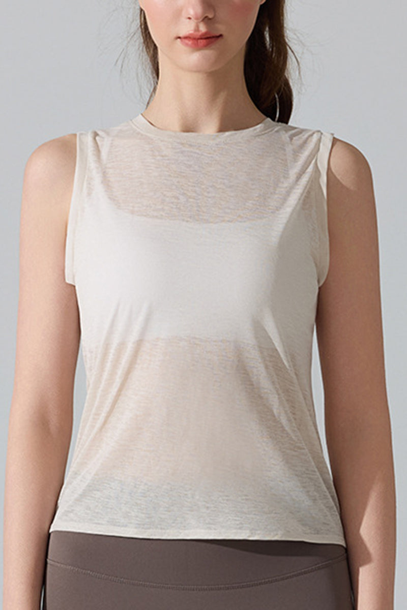 Sleek Sleeveless Active Top