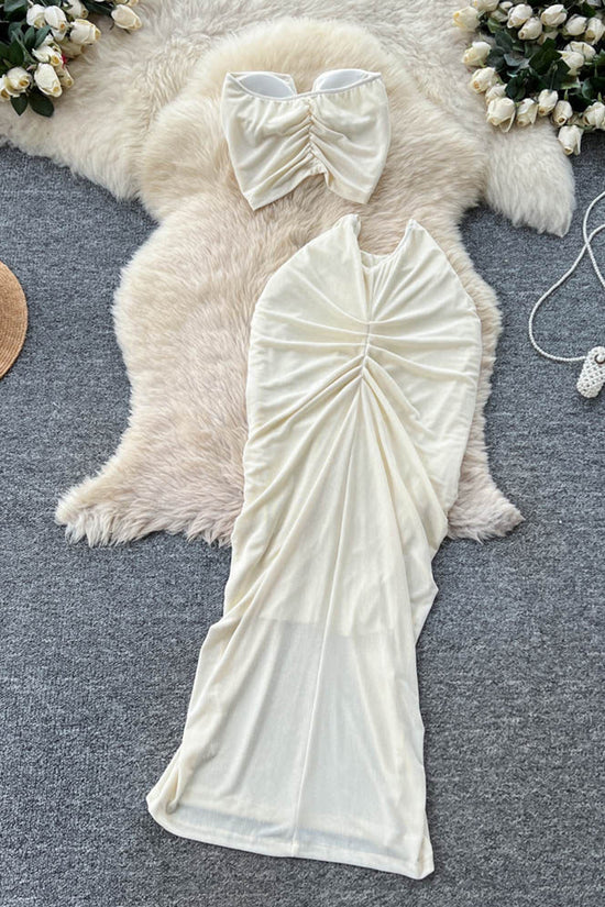 Elegant Sleeveless Skirt Set