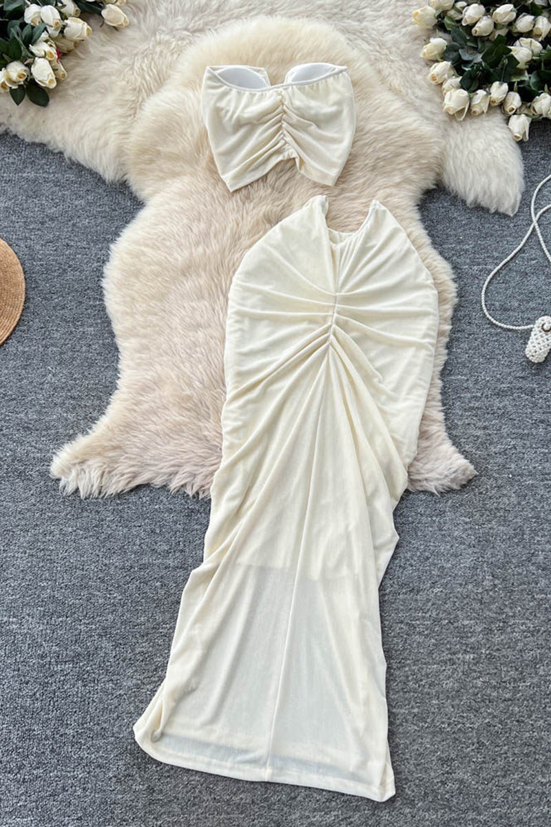 Elegant Sleeveless Skirt Set