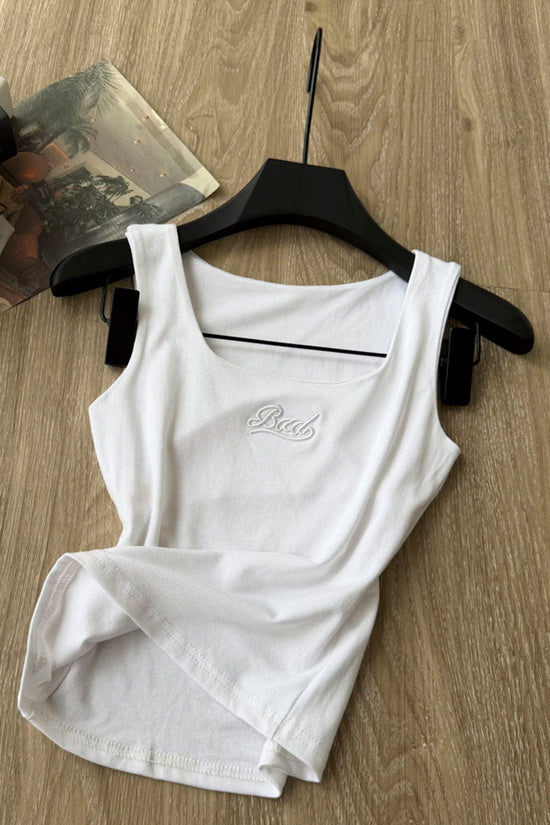 Tank Top with Square Neckline