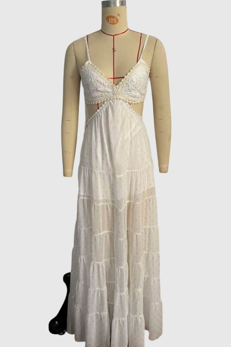 Elegant Tiered Sleeveless Casual Dress