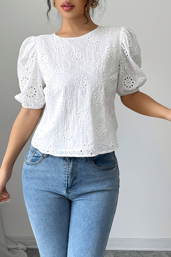 Stylish Bow Tie Back Blouse