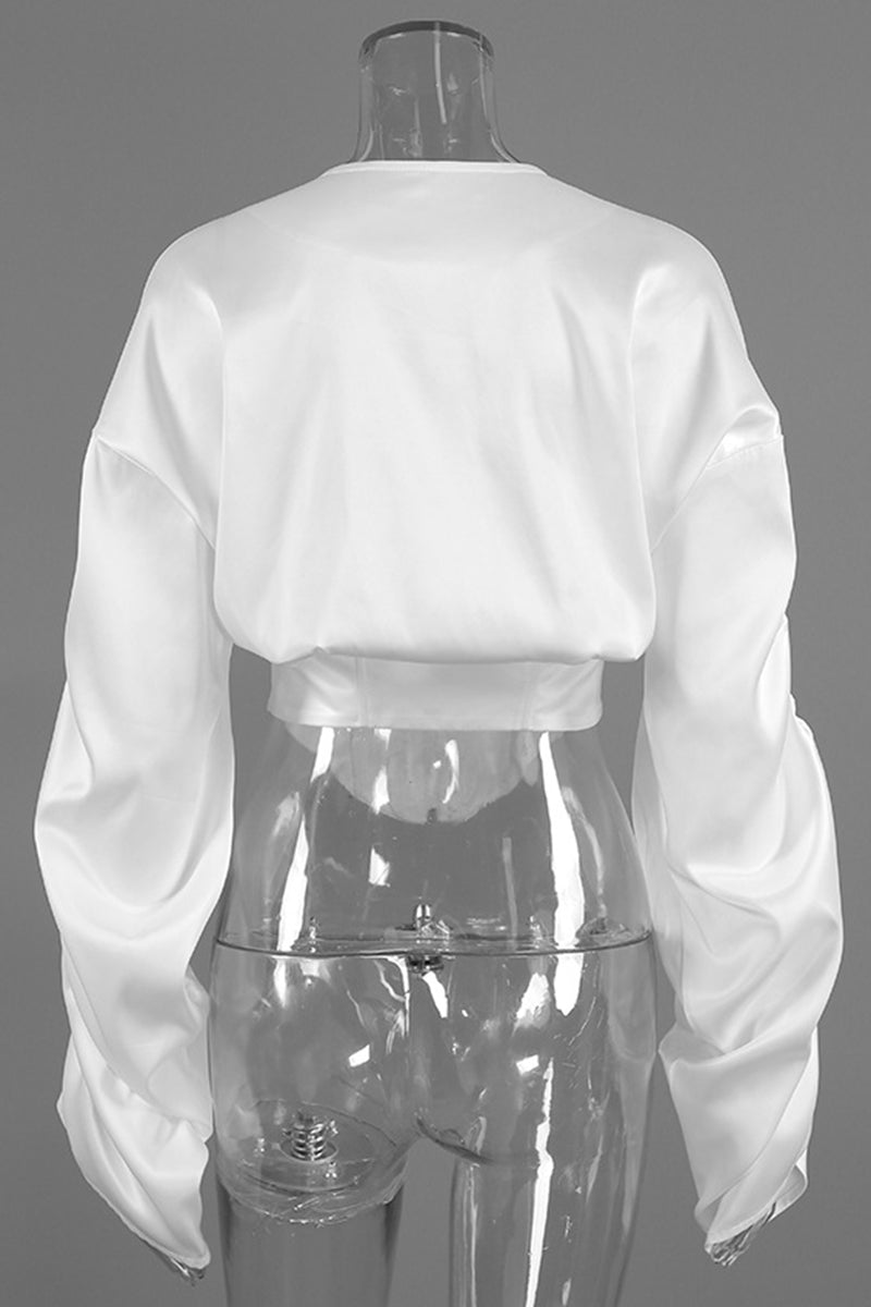 Puff Sleeve Corset Shirt