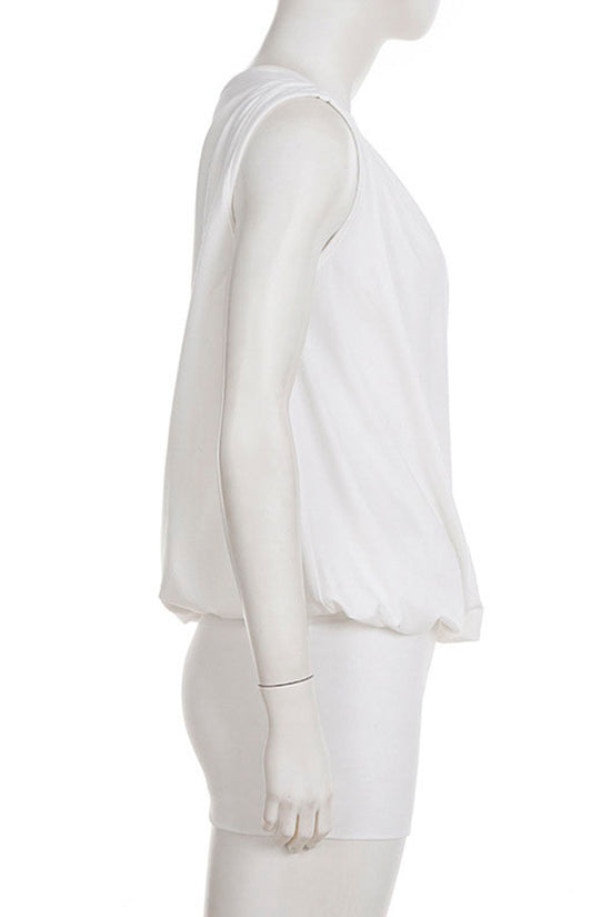 Elegant Draped One-Shoulder Casual Dress