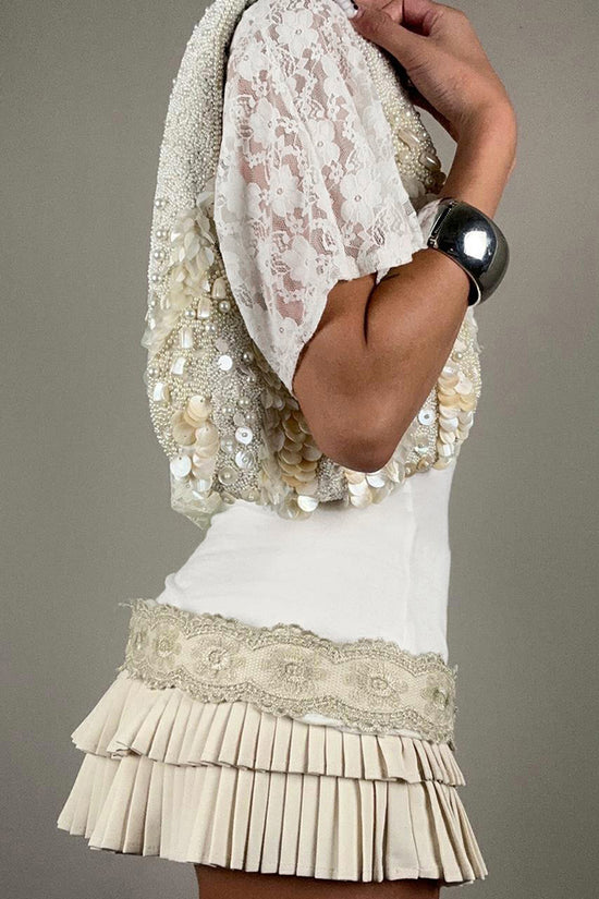 One-Shoulder Lace Casual T-Shirt