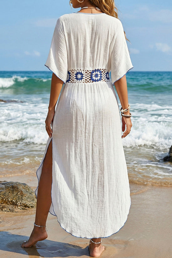 Boho Crochet Beach Cover-Up