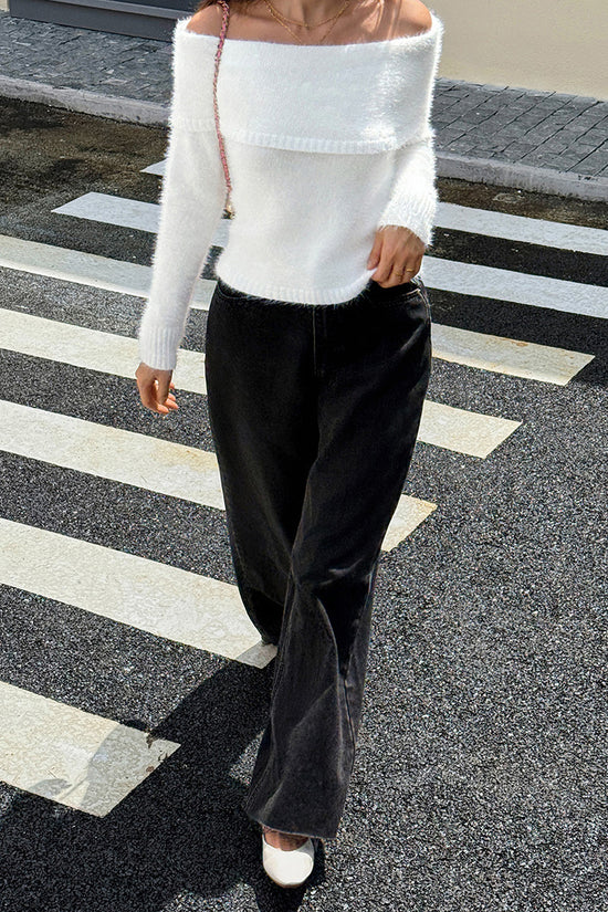 Off-Shoulder Chic Sweater