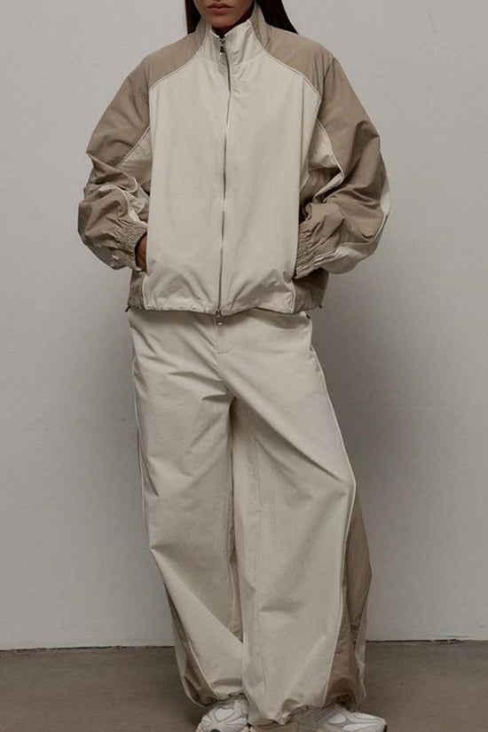 Stylish Activewear Set with Jacket and Pants