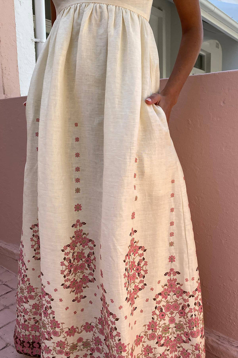 Floral Detail Maxi Dress