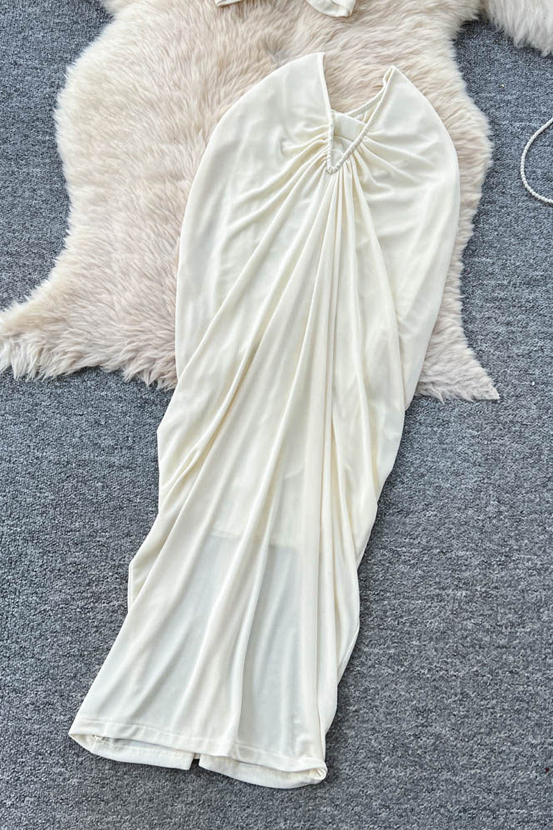 Elegant Sleeveless Skirt Set