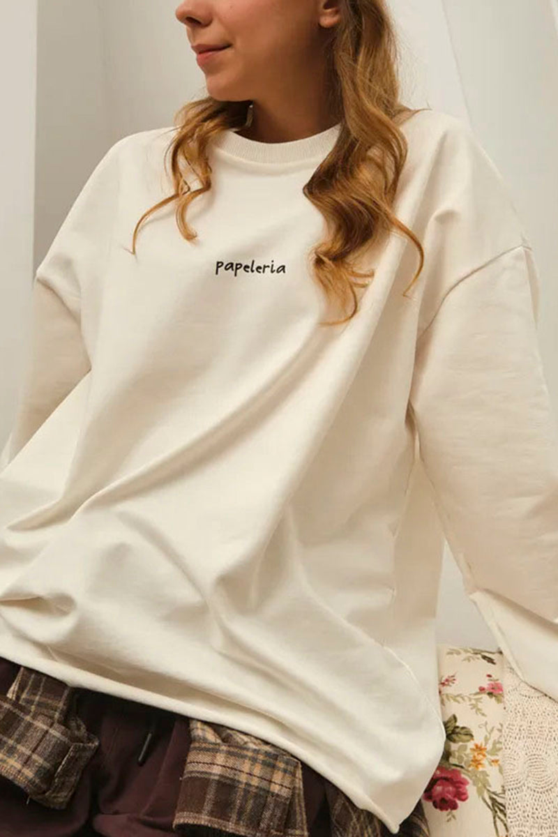 Graphic Back Long Sleeve T-Shirt