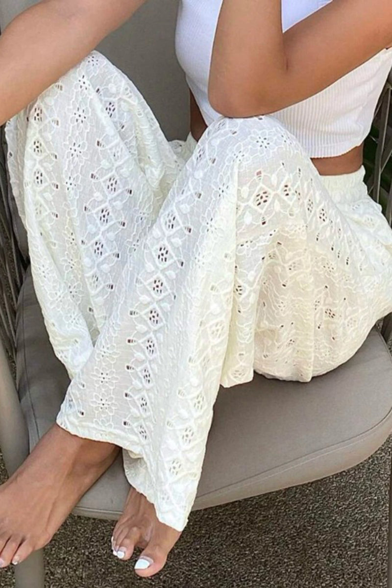 Elegant Wide-Leg Casual Pants