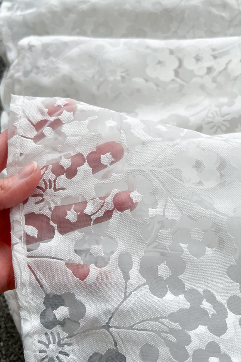 Elegant Floral Collared A-Line Midi Dress