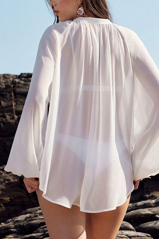 Floral Beach Cover-Up Tunic