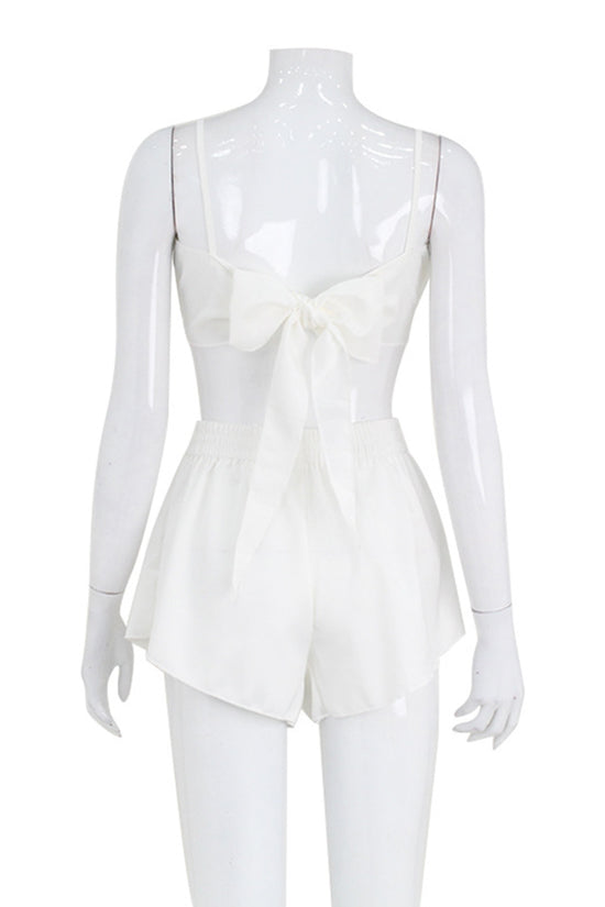 Chic Ruffle Bralette and Shorts Set