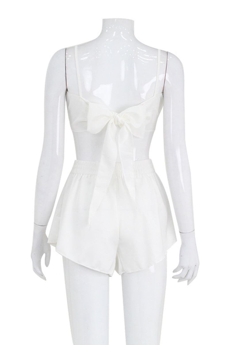 Chic Ruffle Bralette and Shorts Set