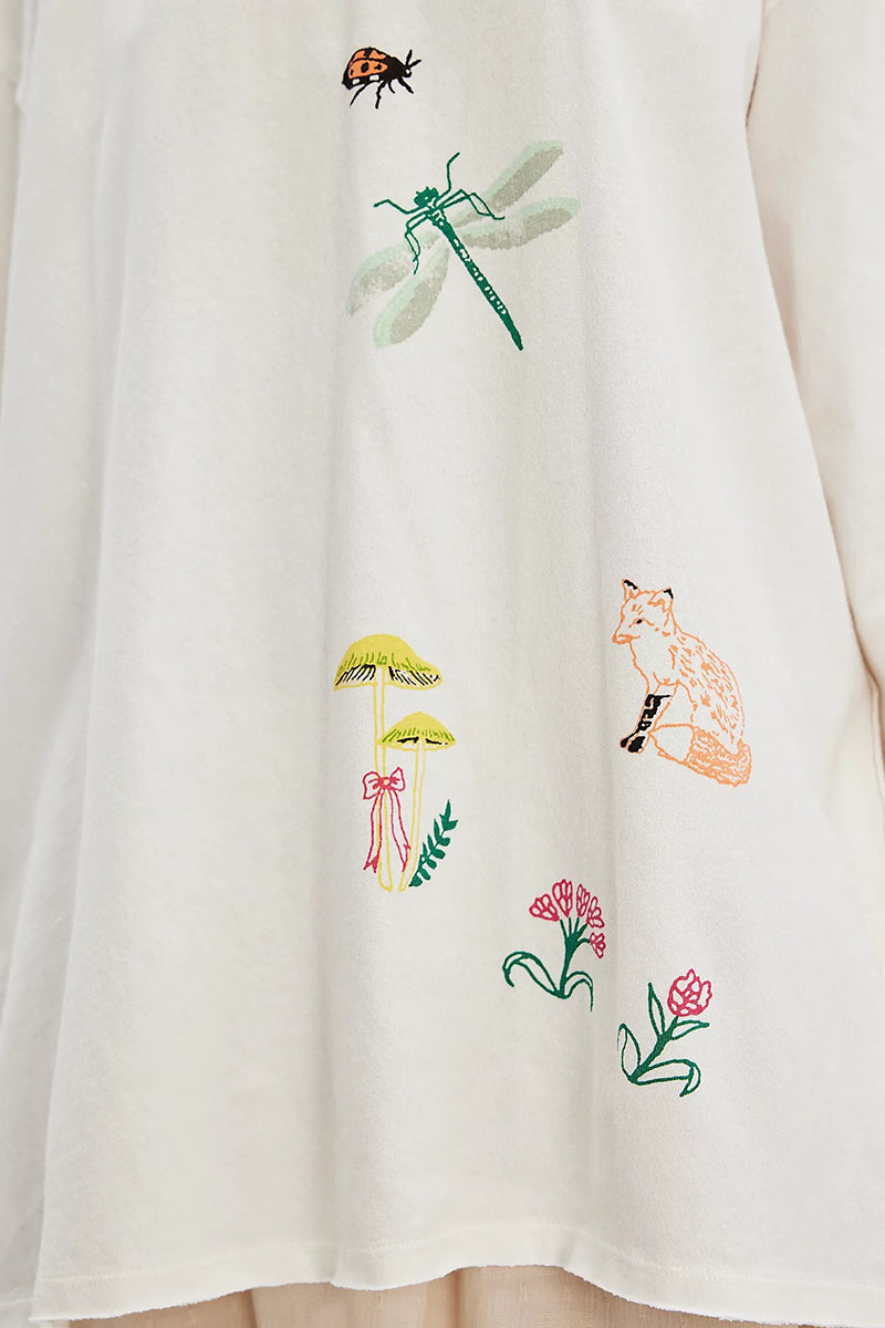 Nature-Inspired Graphic Sweatshirt