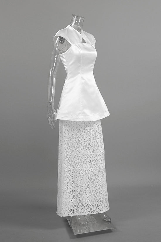 Elegant Sleeveless Skirt Set