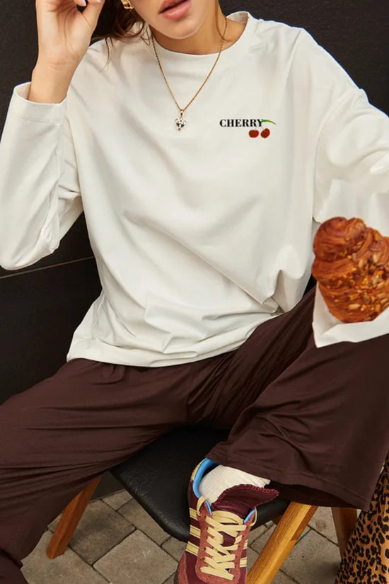 Graphic Print Long Sleeve T-Shirt