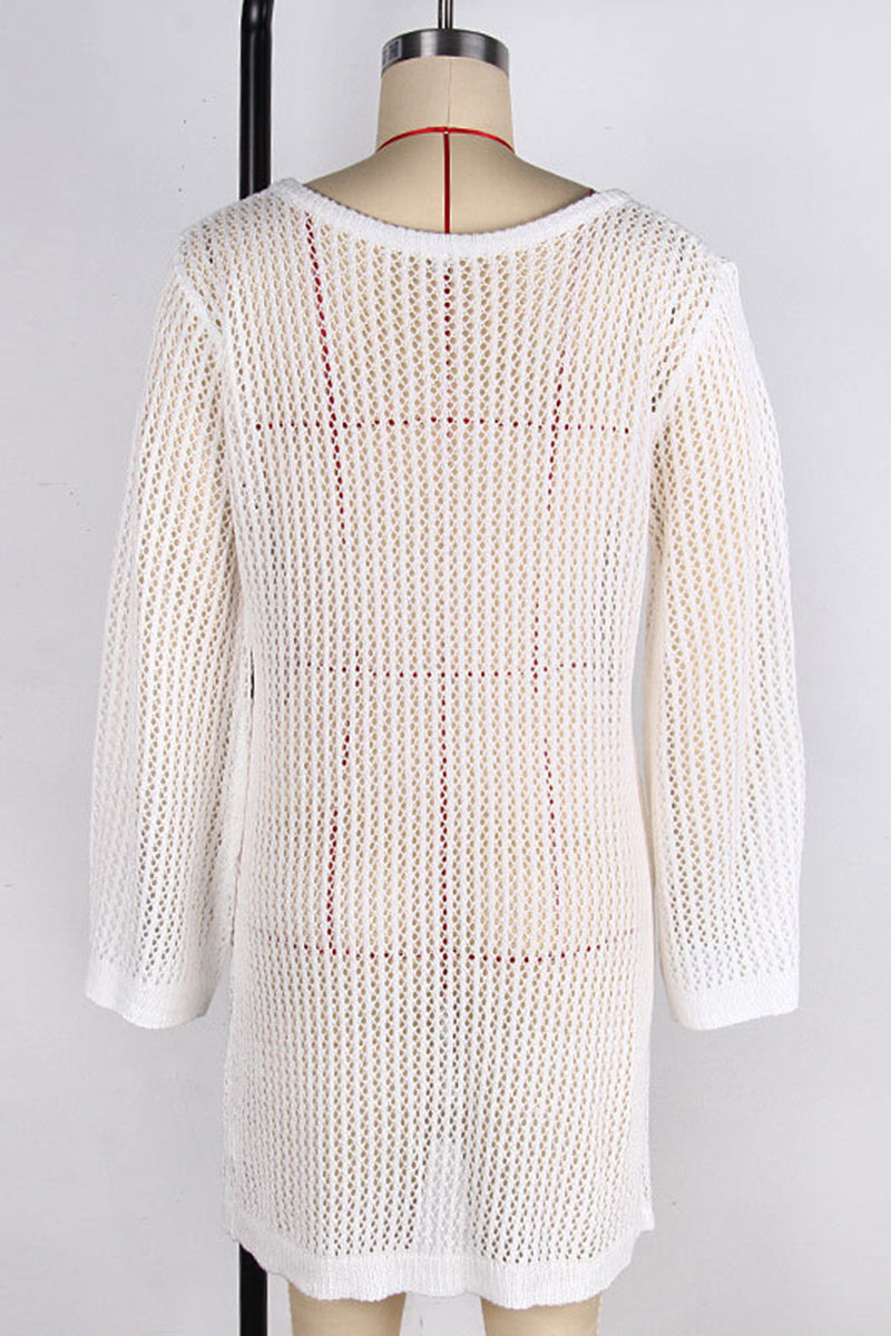Open-Knit Ring Accent Cover-Up