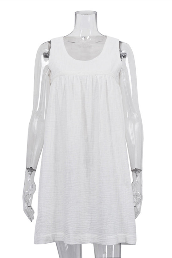 Sleeveless Casual A-Line Dress
