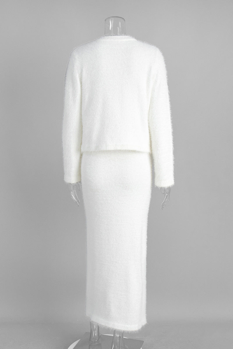 Elegant Two-Piece Skirt Set