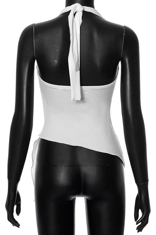 Asymmetric Wrap Tank with Buckle