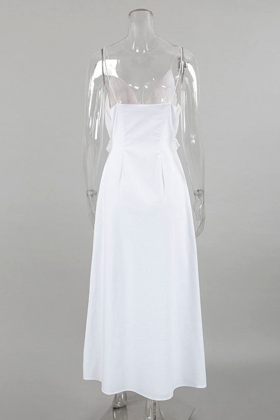 Sleeveless V-Neck Maxi Dress