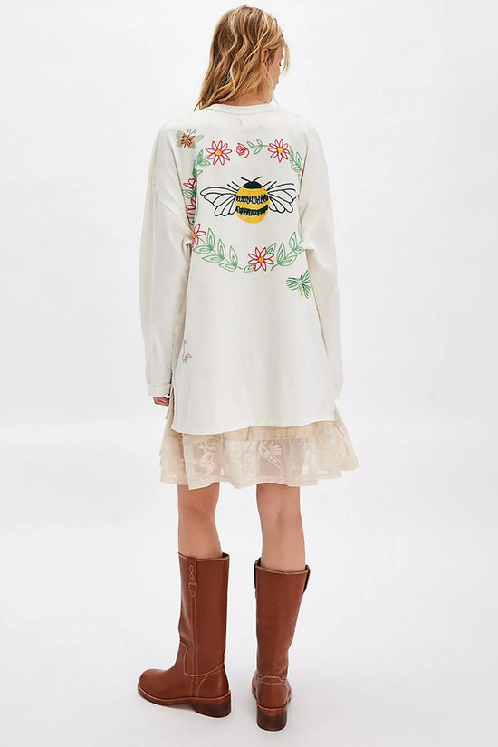 Nature-Inspired Graphic Sweatshirt