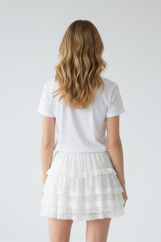 Soft Flutter Embroidered T-Shirt