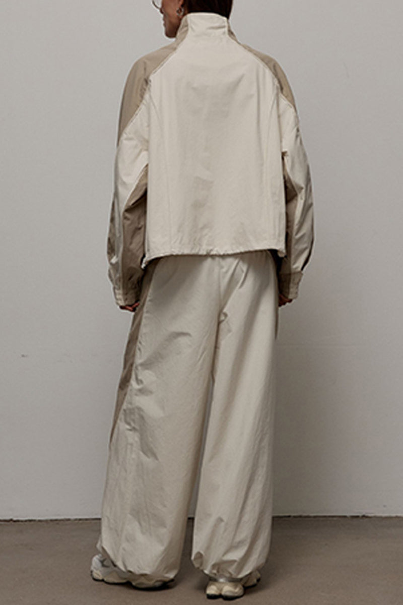 Stylish Activewear Set with Jacket and Pants