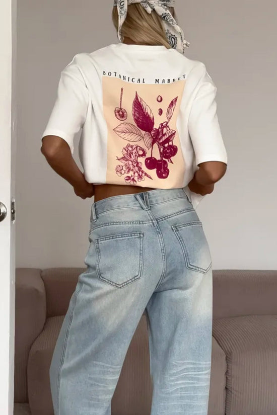Botanical Market Graphic T-Shirt