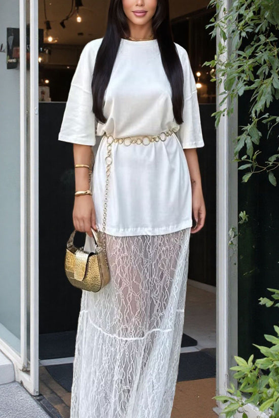 Layered Casual Maxi Dress
