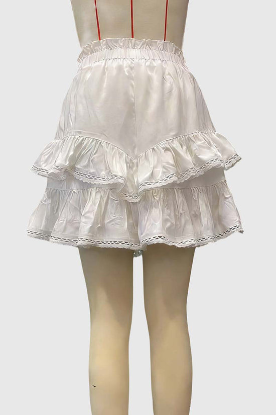 Flouncy Layered Mini Skirt