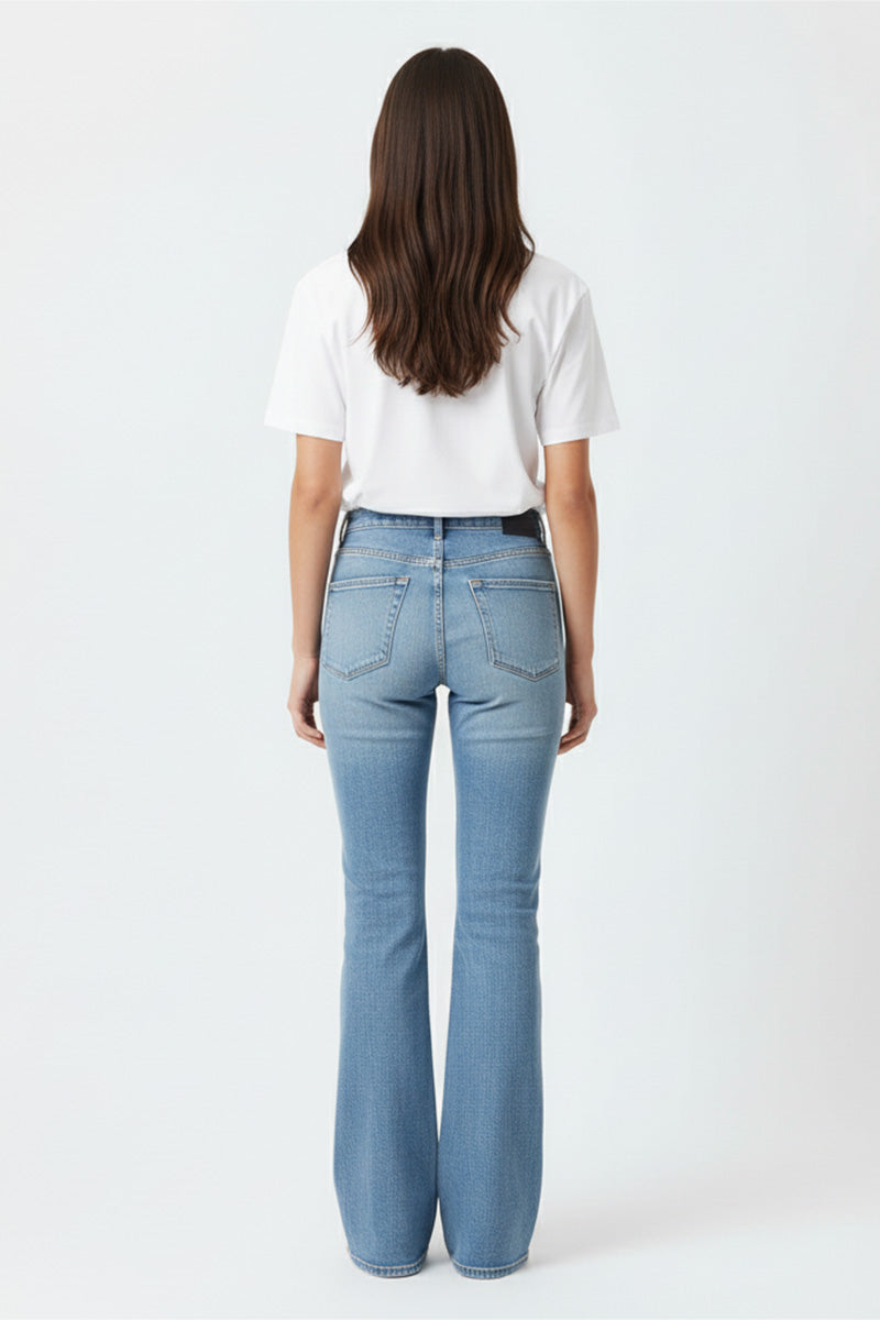 Flow Energy Leaf Embroidered T-Shirt