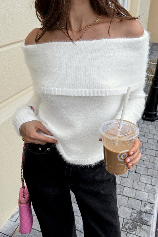 Off-Shoulder Chic Sweater
