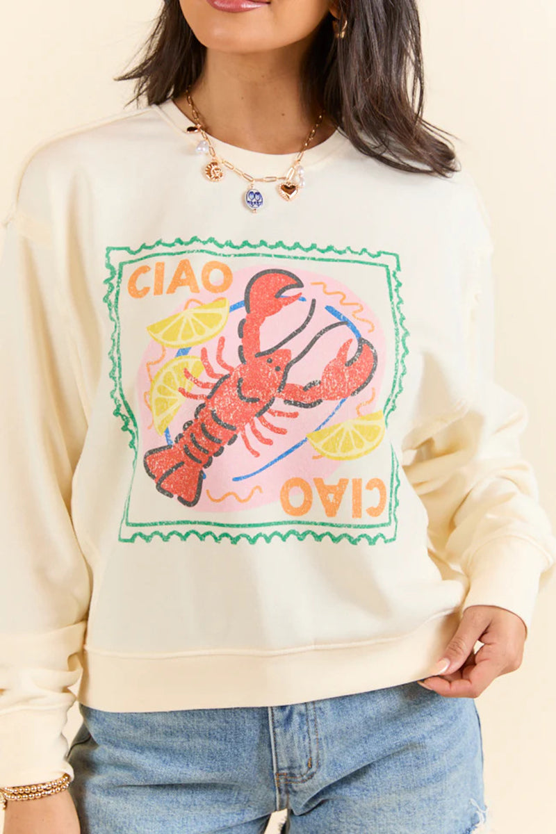 Ciao Lobster Graphic Sweatshirt