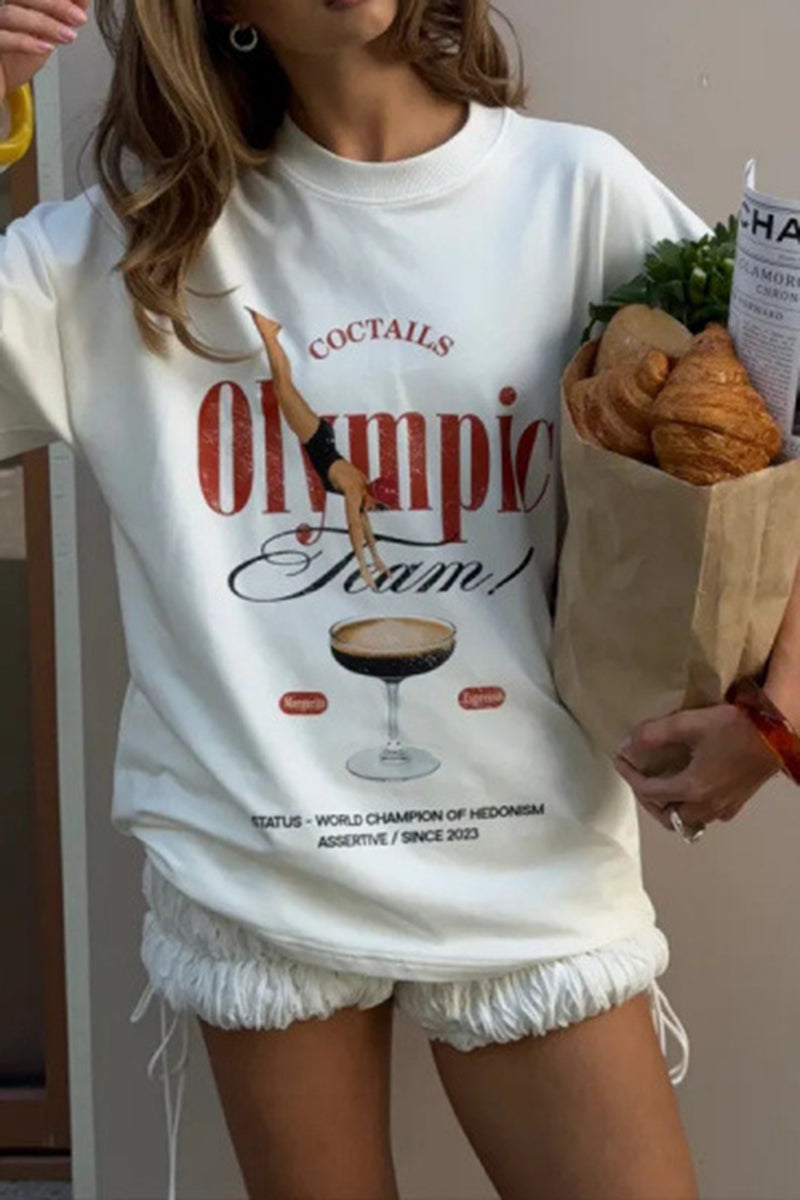Graphic Print Oversized T-Shirt