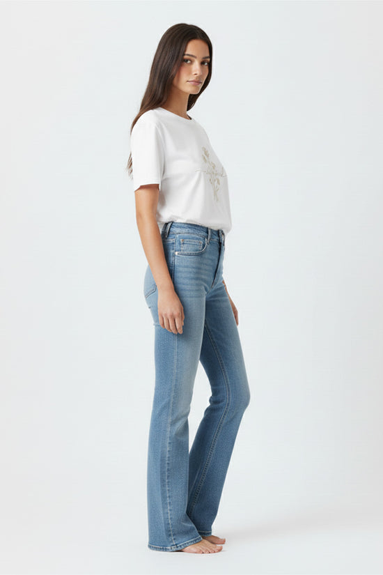 Wild Mind Floral Embroidered T-Shirt