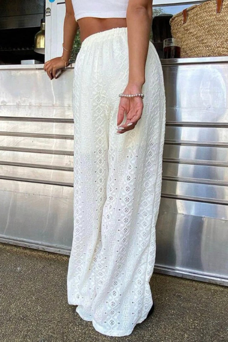 Elegant Wide-Leg Casual Pants