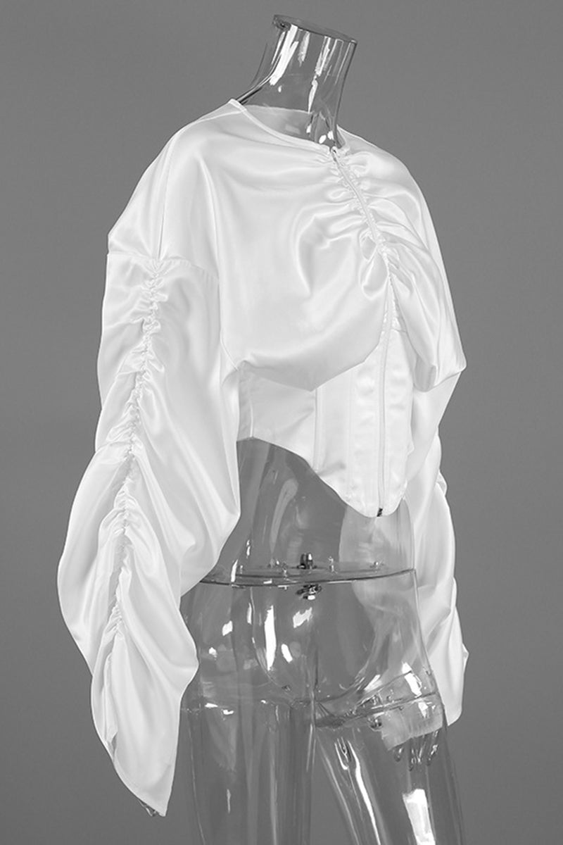 Puff Sleeve Corset Shirt